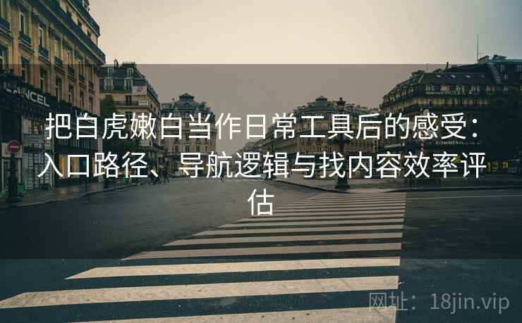 把白虎嫩白当作日常工具后的感受:入口路径、导航逻辑与找内容效率评估 把白虎嫩白当作日常工具后的感受:入口路径、导航逻辑与找内容效率评估