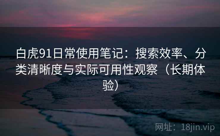 白虎91日常使用笔记:搜索效率、分类清晰度与实际可用性观察(长期体验) 白虎91日常使用笔记:搜索效率、分类清晰度与实际可用性观察(长期体验)