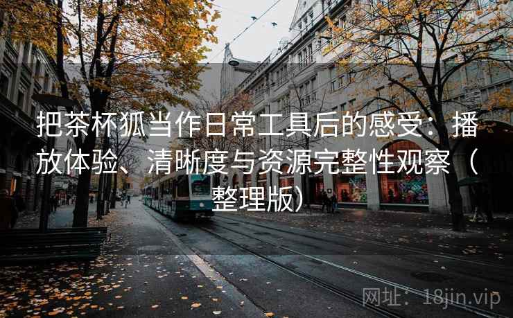 把茶杯狐当作日常工具后的感受：播放体验、清晰度与资源完整性观察（整理版）