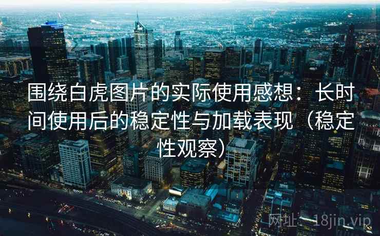 围绕白虎图片的实际使用感想:长时间使用后的稳定性与加载表现(稳定性观察) 围绕白虎图片的实际使用感想:长时间使用后的稳定性与加载表现(稳定性观察)