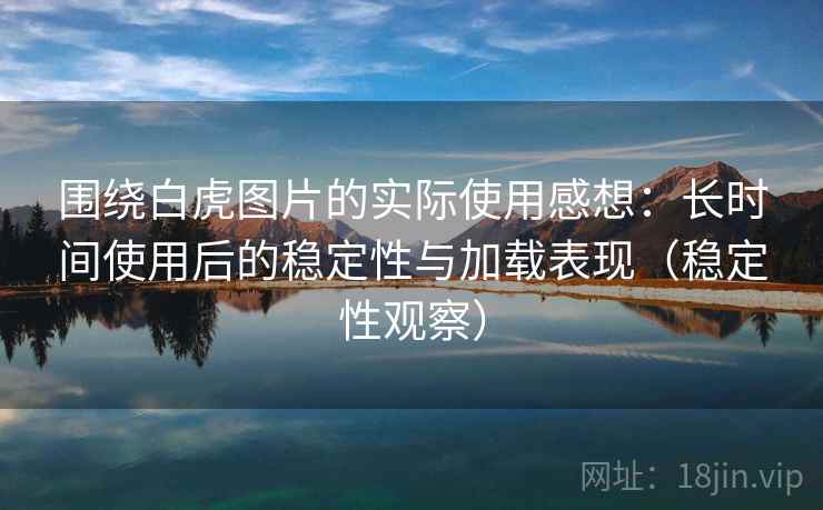 围绕白虎图片的实际使用感想:长时间使用后的稳定性与加载表现(稳定性观察) 围绕白虎图片的实际使用感想:长时间使用后的稳定性与加载表现(稳定性观察)