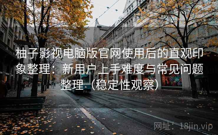 柚子影视电脑版官网使用后的直观印象整理：新用户上手难度与常见问题整理（稳定性观察）