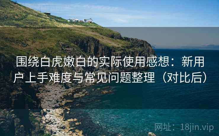 围绕白虎嫩白的实际使用感想:新用户上手难度与常见问题整理(对比后) 围绕白虎嫩白的实际使用感想:新用户上手难度与常见问题整理(对比后)