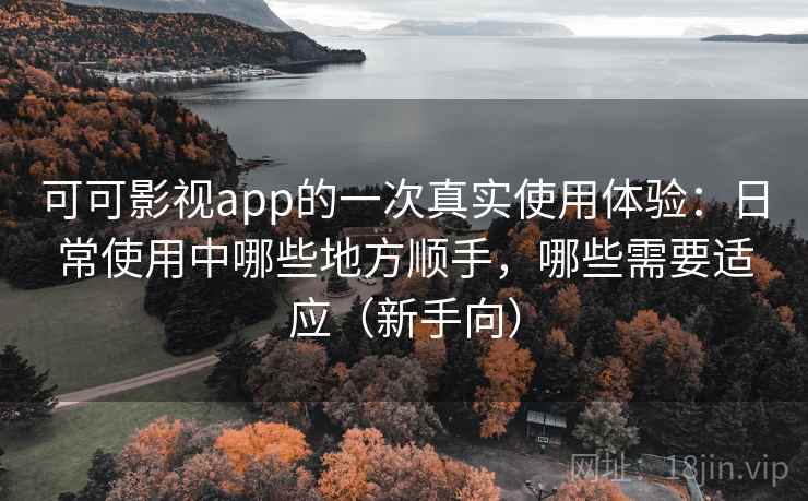 可可影视app的一次真实使用体验:日常使用中哪些地方顺手,哪些需要适应(新手向) 可可影视app的一次真实使用体验:日常使用中哪些地方顺手,哪些需要适应(新手向)